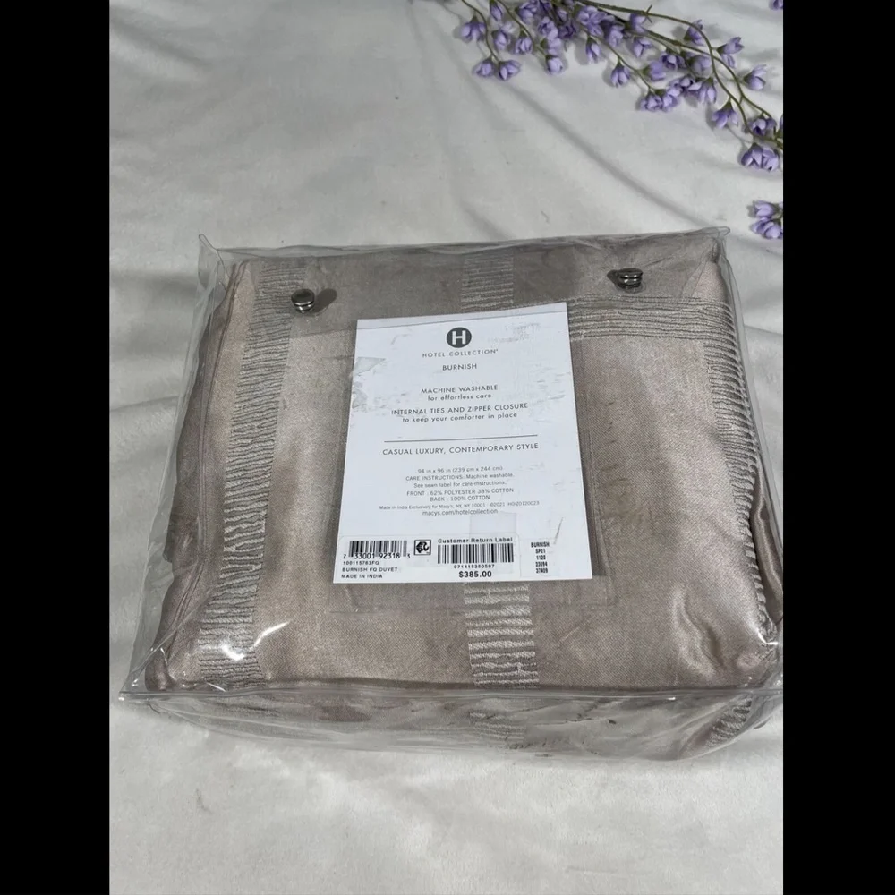 NIB Hotel‎ Collection Burnish Duvet Cover ONLY [ Full/Queen ]
